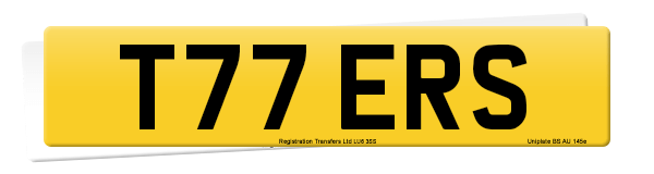 Registration number T77 ERS